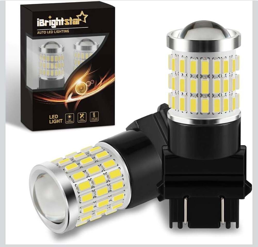 iBrightstar 3157 3156 LED Bulb White for Backup Reverse Lights Tail Brake Lights